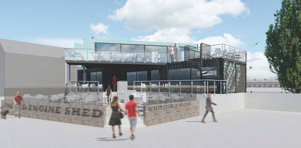 Shipping container restaurant planned for Whitstable Harbour
