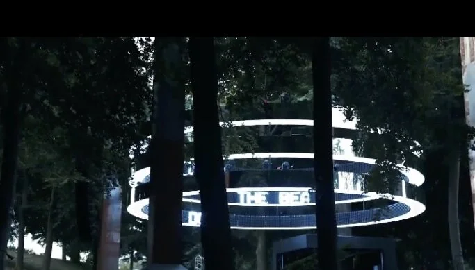 Lucid Creates open giant light installation at Chatham
