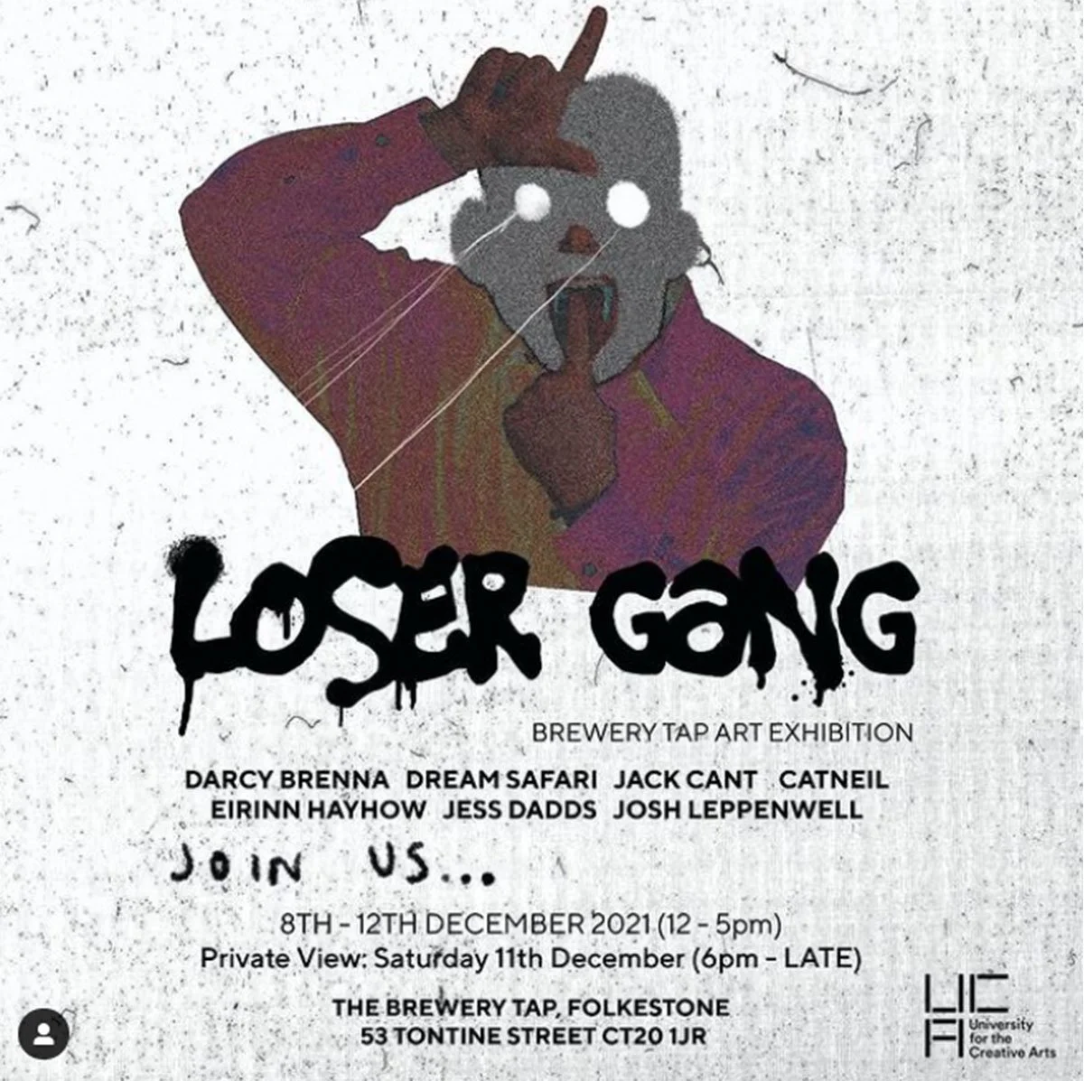 'Loser Gang' joint exhibition heads to Folkestone