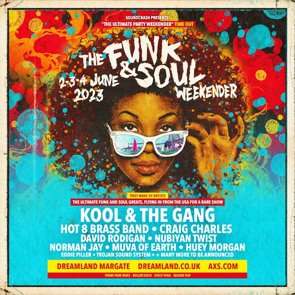 SOUNDCRASH FUNK &amp; SOUL WEEKENDER RETURNS TO MARGATE 2023