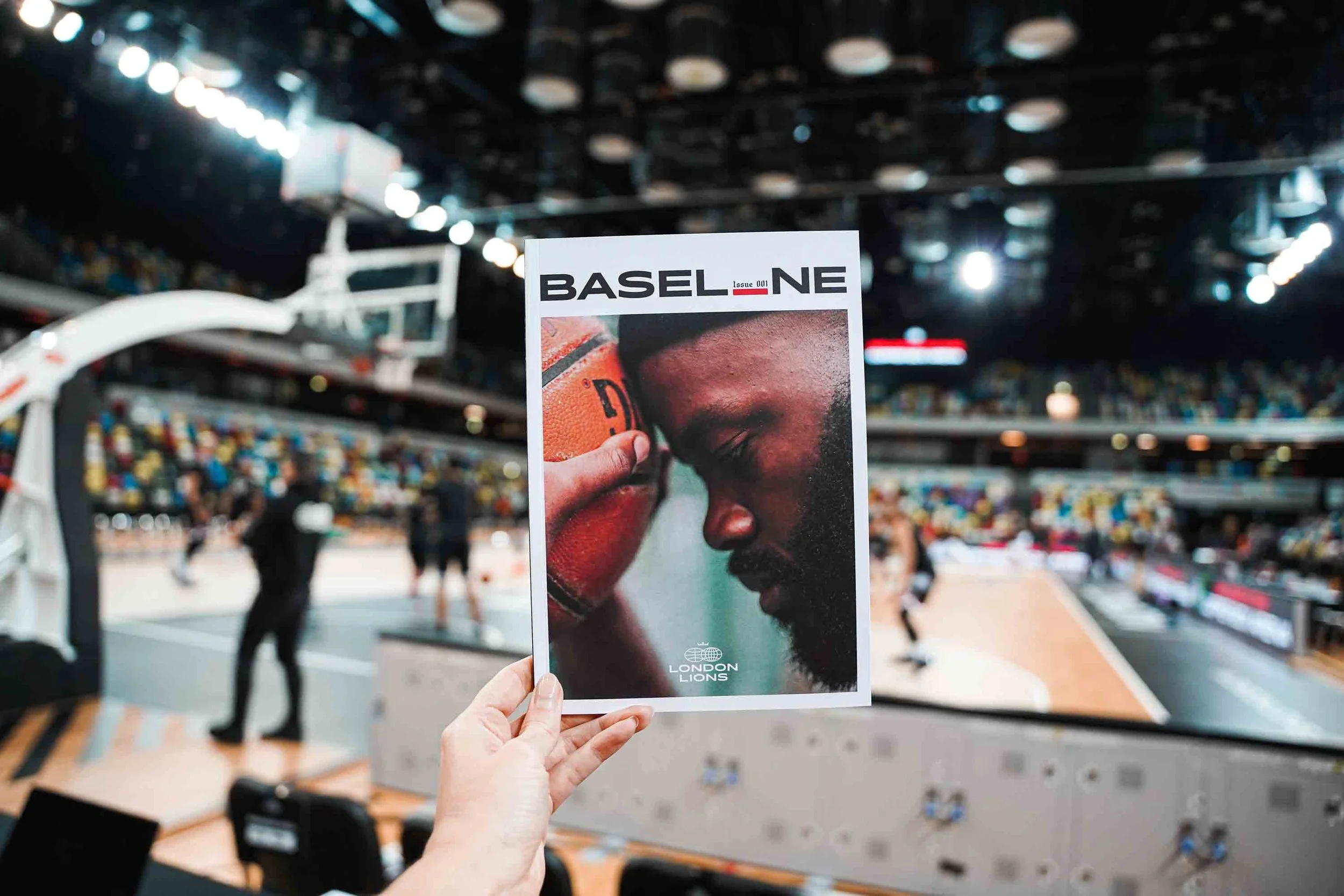 London Lions collaborate with ‘cene on BASELINE Magazine