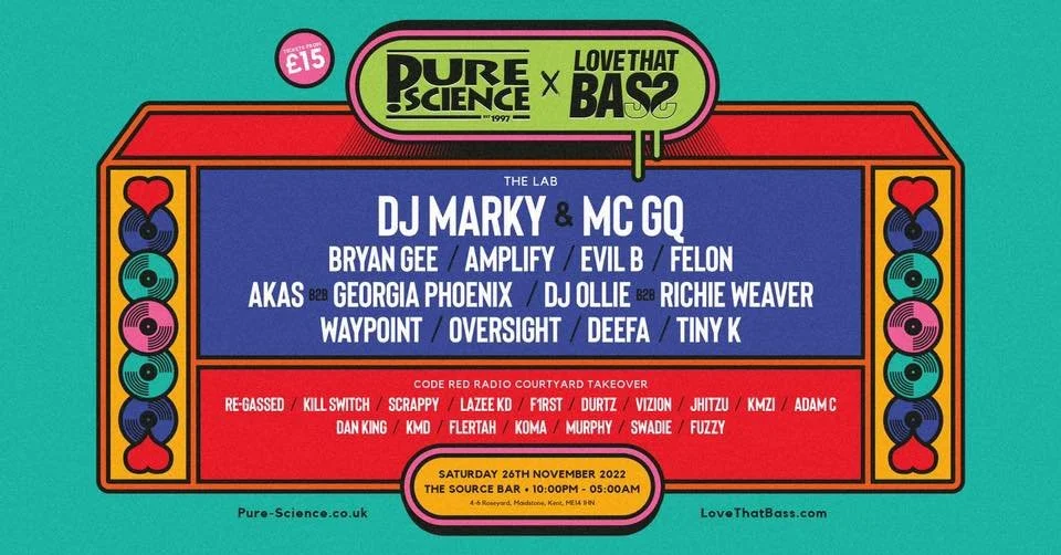LoveThatBass X Pure Science team up for Maidstone DnB Event