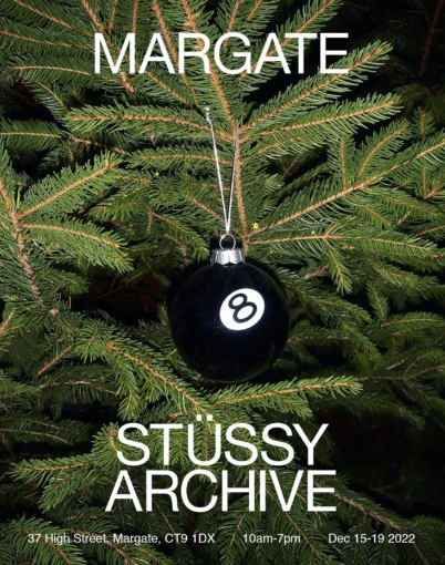 STÜSSY ARCHIVE SALE RETURNS TO MARGATE FOR DECEMBER WEEKEND 2022