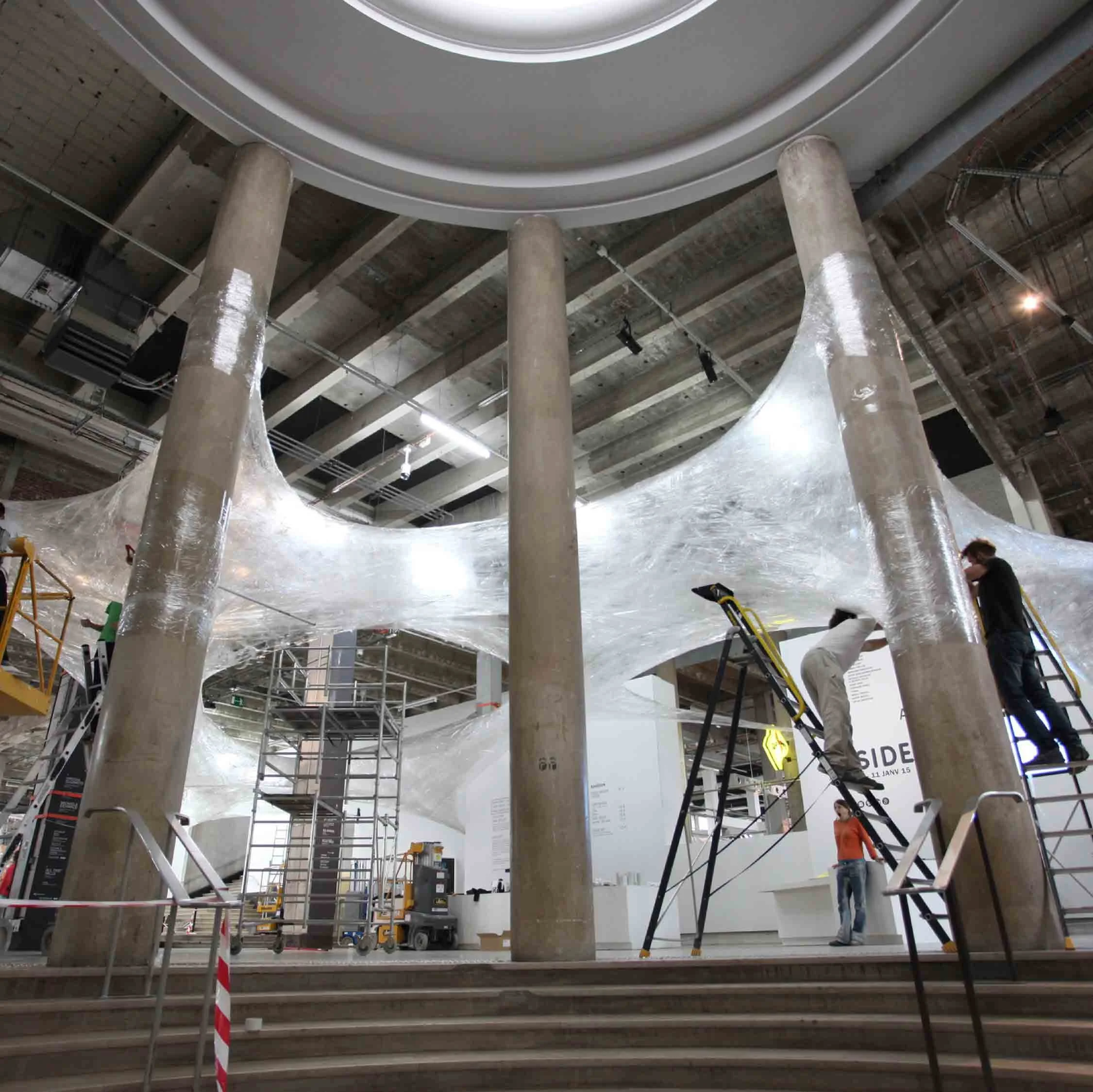 Volunteers needed for installation using 50km of tape