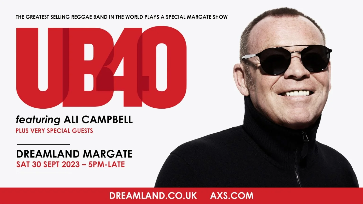 UB40 featuring Ali Campbell head to Margate