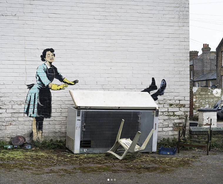 New Banksy appears in Margate with stark Valentine's Day message