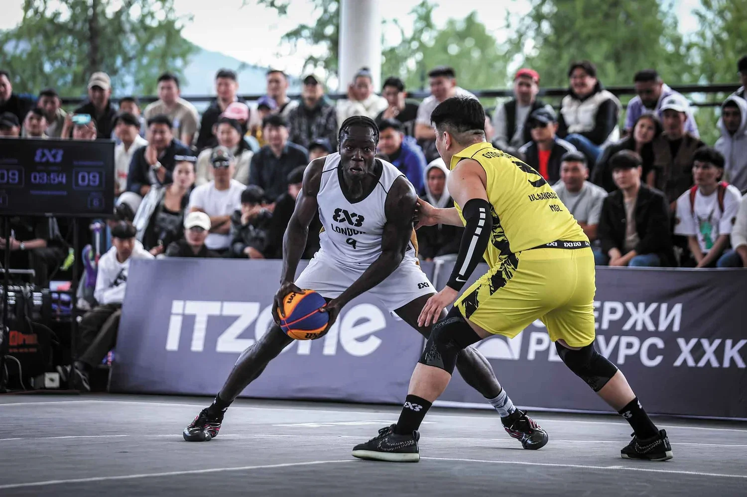 MAKING A POINT: The UK's first 3x3 Basketball team lands in London
