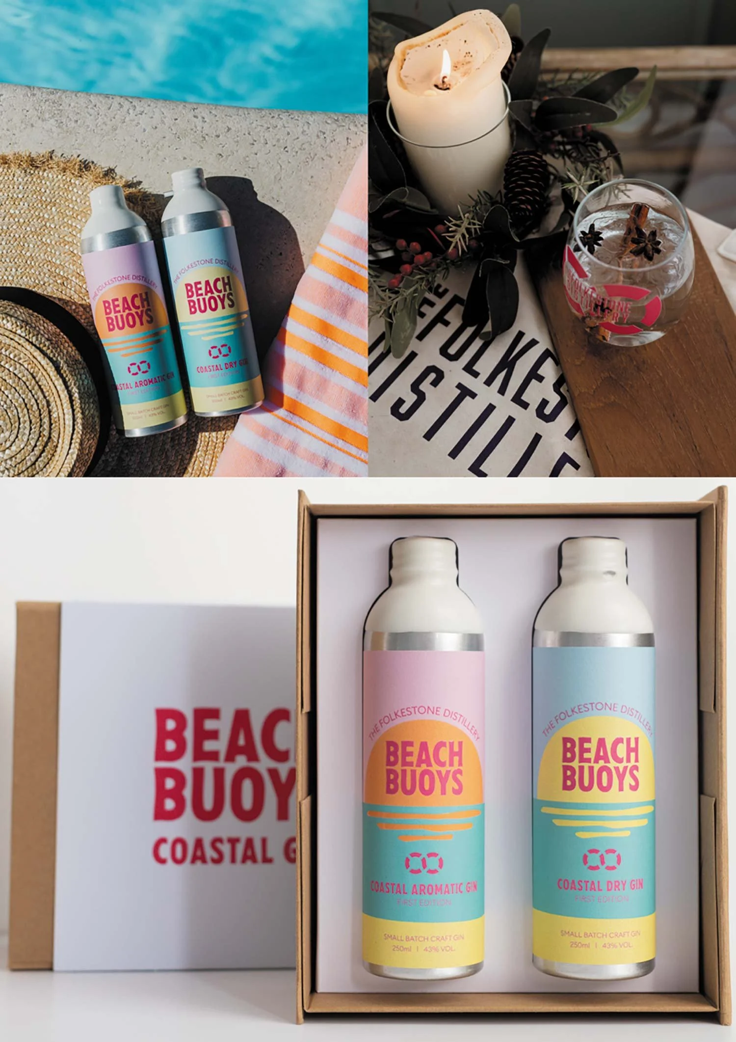 BEACH BUOYS GIN - FOLKESTONE DISTILLERY