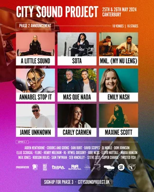CITY SOUND PROJECT: Iconic festival returns to Canterbury — 'cene Magazine