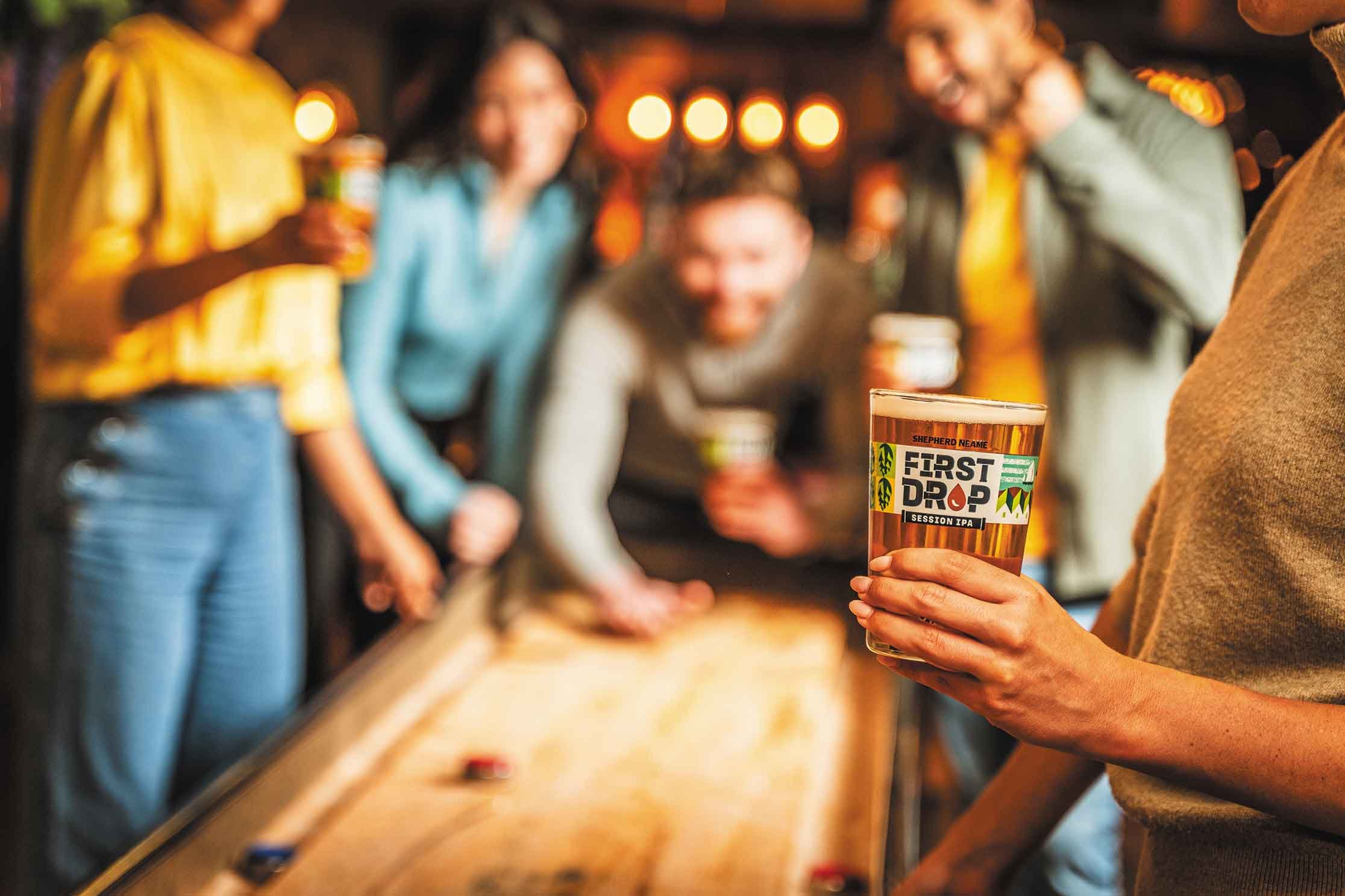FREE PINT: Have you seen the new look for Shepherd Neame’s First Drop Session IPA? 