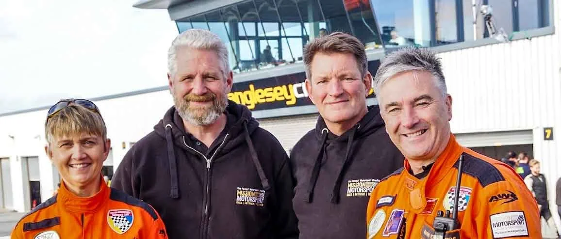 British Motorsports Marshals Club announces Mission Motorsport as their 2024 Charity Partner