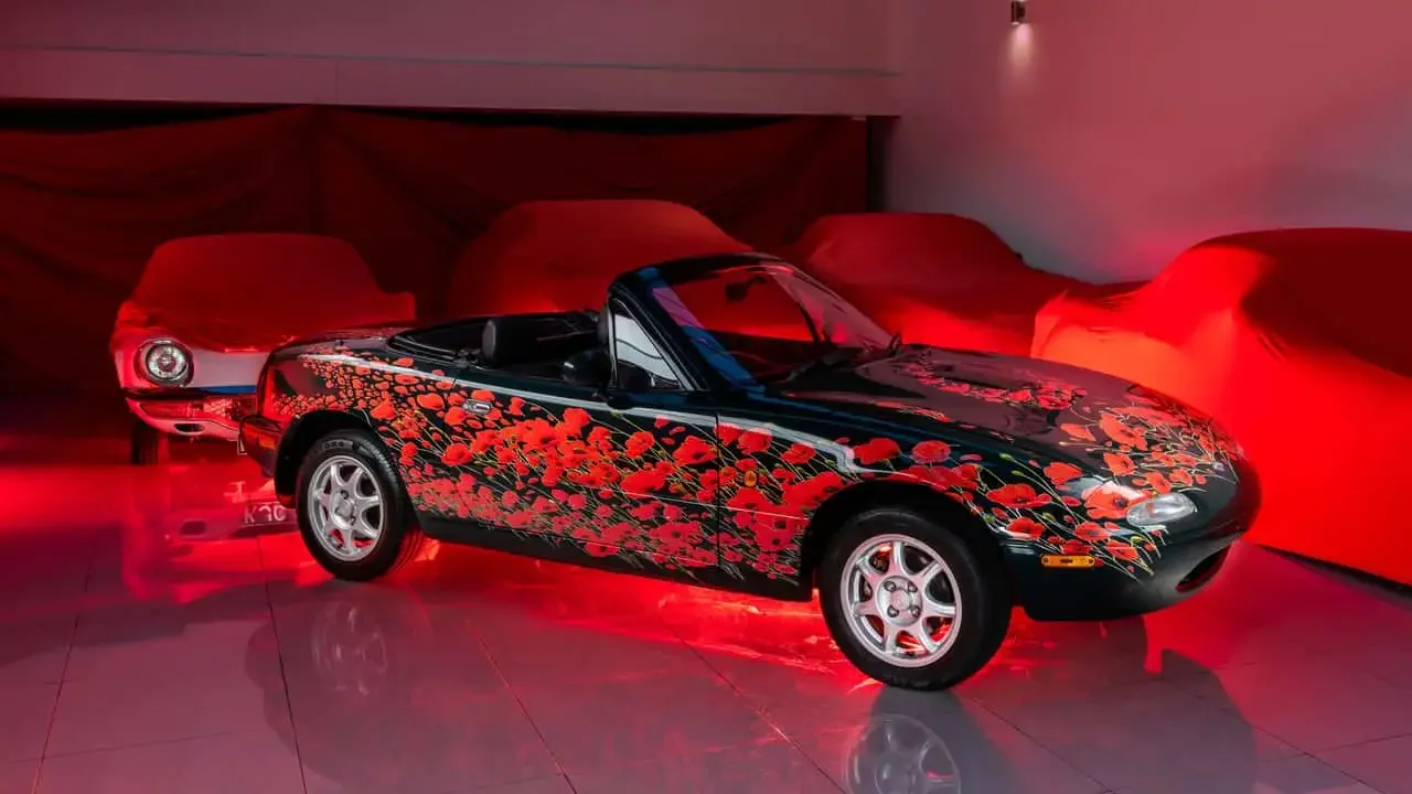 Mazda supports 2026 Race of Remembrance with third poppy ‘art car’ created with Mission Motorsport