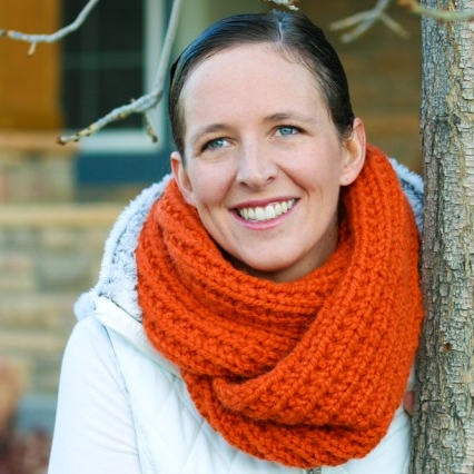 Chunky mobius cowl by Flax &amp; Twine