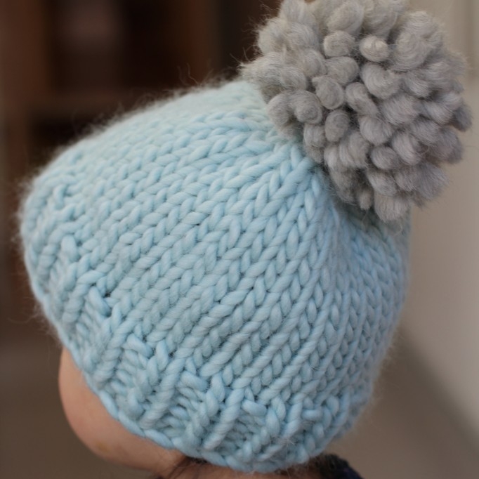 Easy bobble hat pattern by Curious Handmade