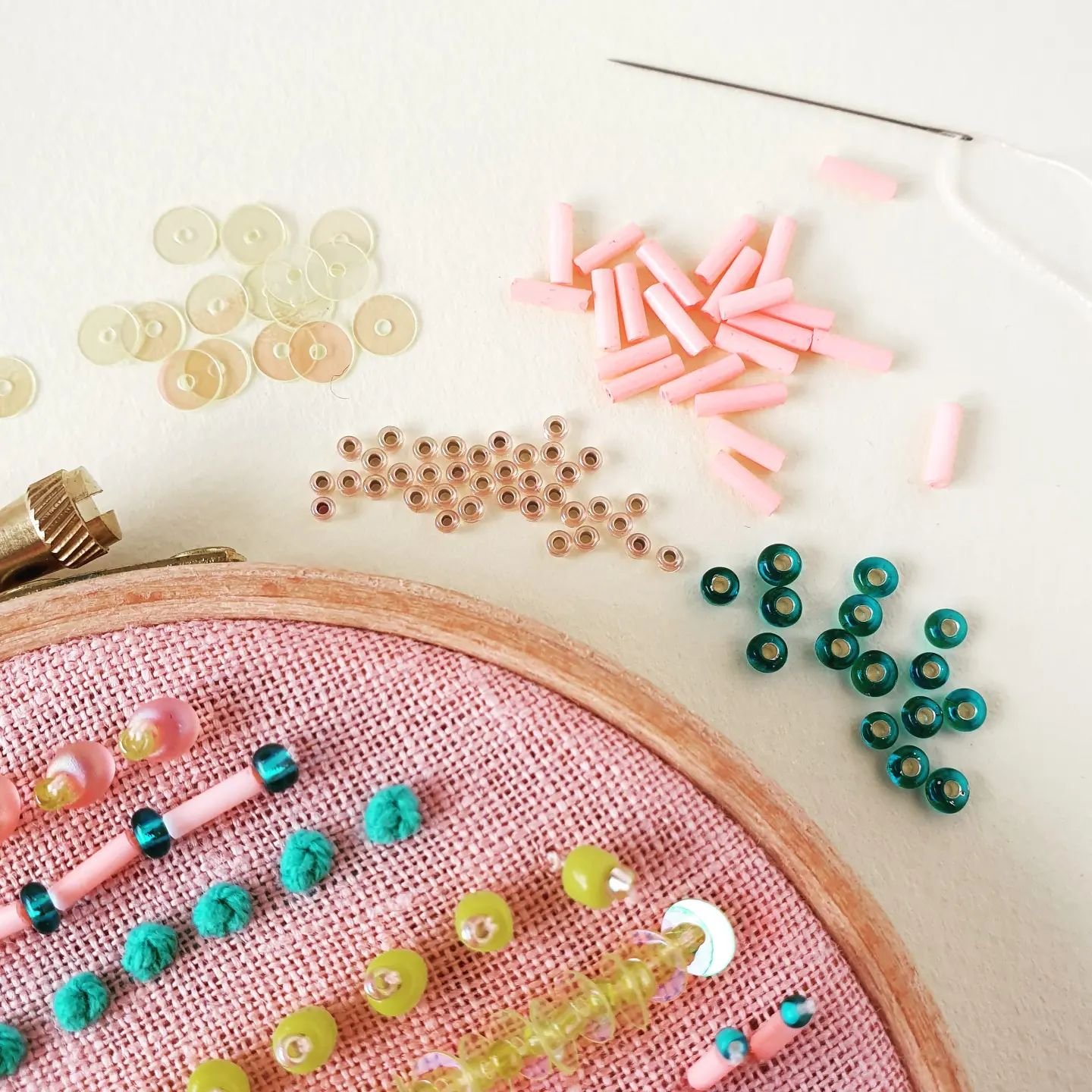 Today is the last day to subscribe and receive our gorgeous beaded embroidery kit as your first box!

Our fun kit teaches you a range of different beading techniques so that once you've finished you can use your new-found skills to decorate clothes, 