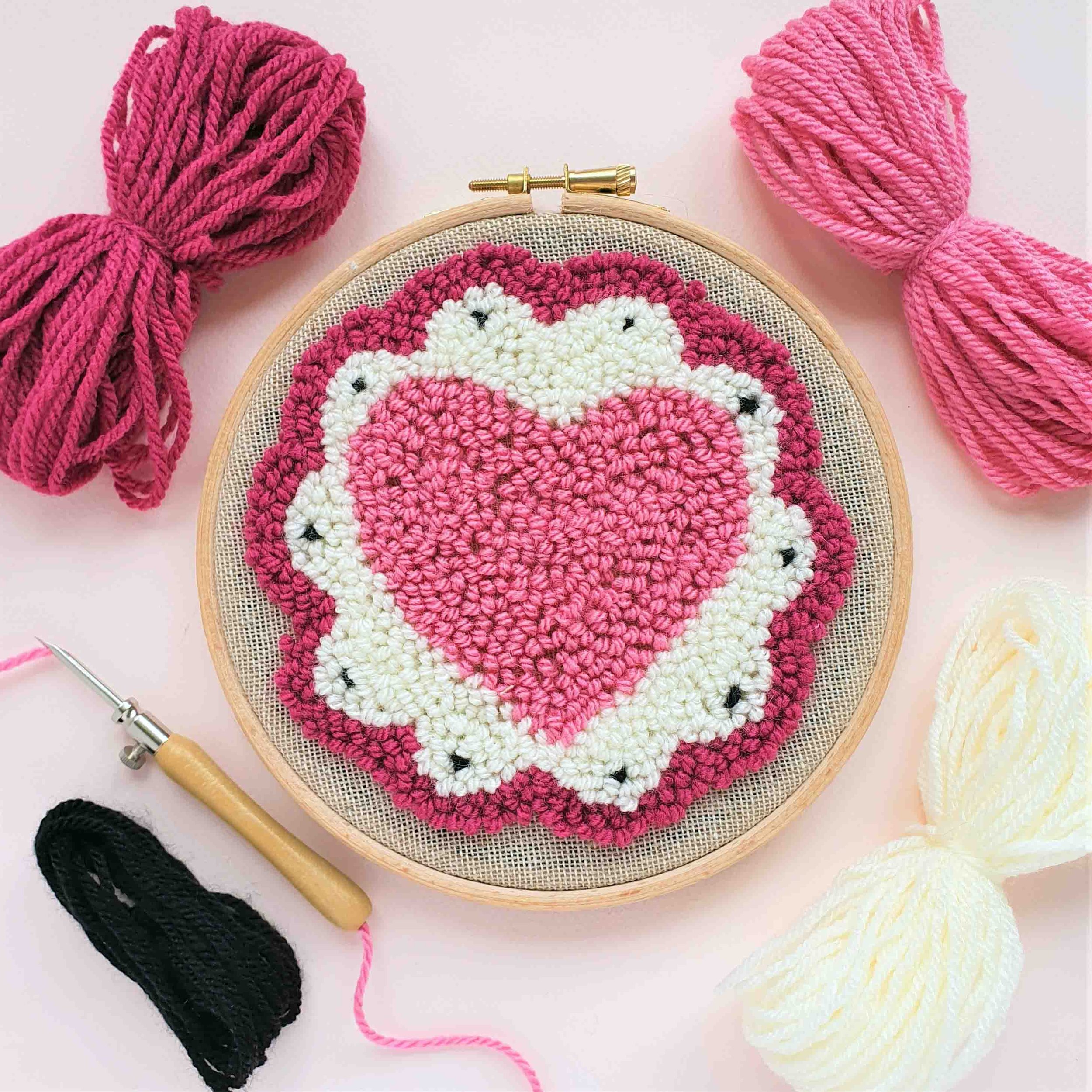 Punch needle embroidery: Cute, cozy projects for cold nights