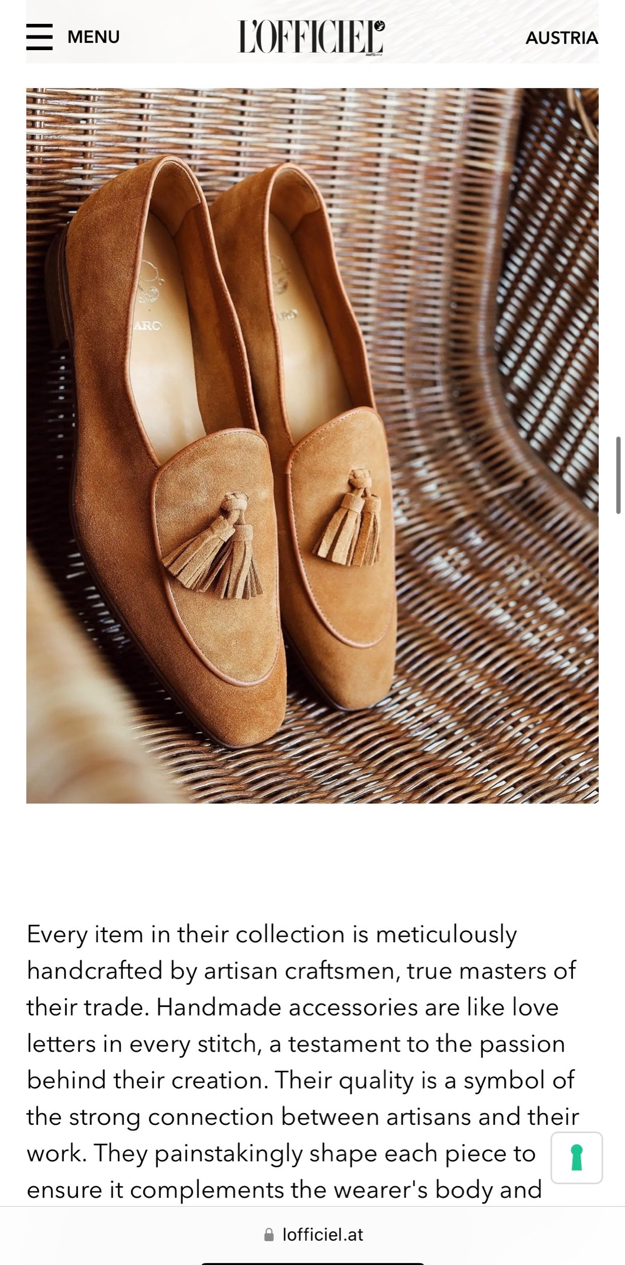 Mararo exceptional Italian tailoring