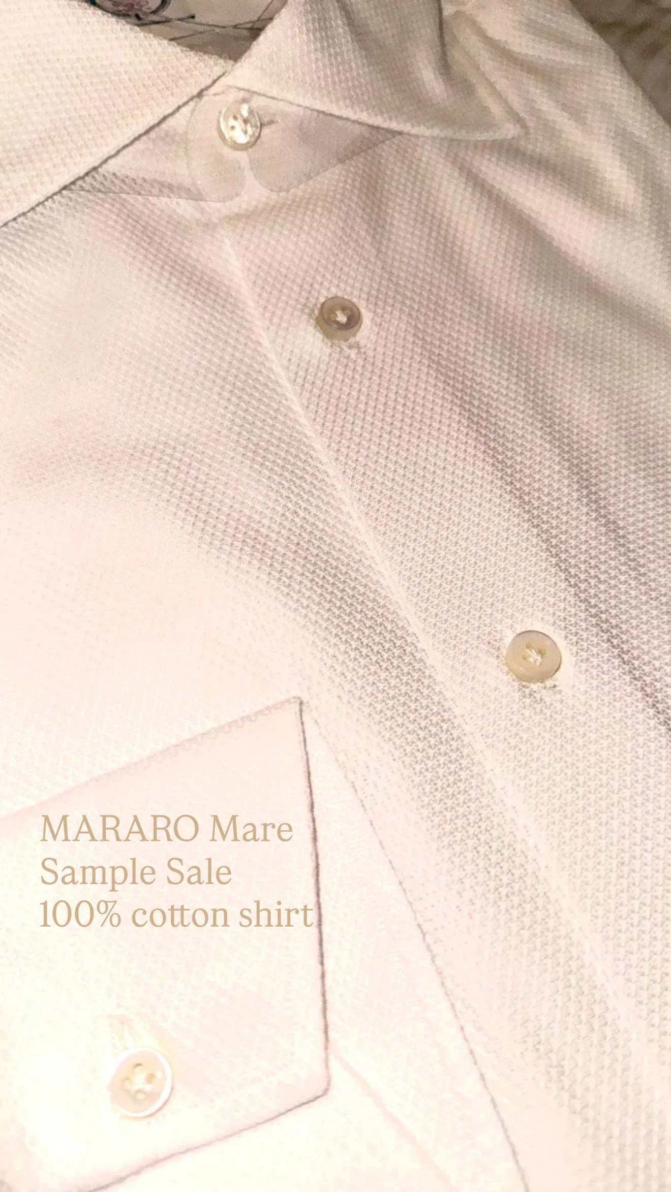 Mararo Mare Sample Sale Shirt Old collection SS'16 - SOLD OUT