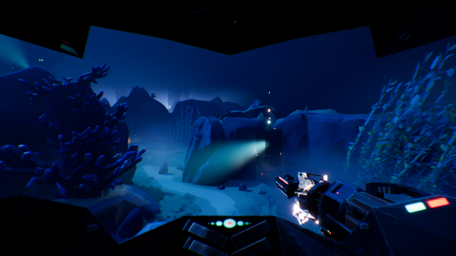 A horror game with a gun