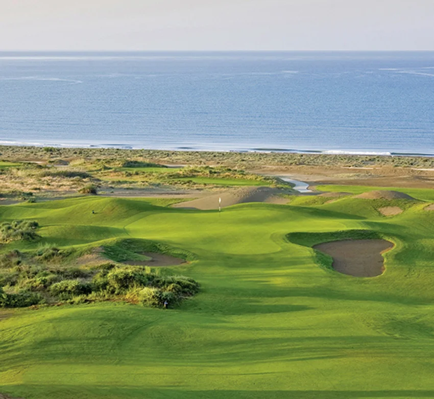 The inviting 3rd hole at Lykia Links in Turkey.