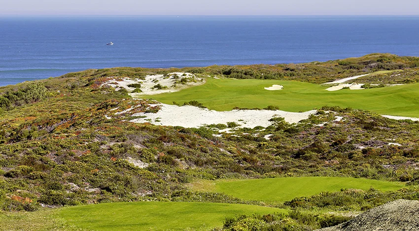 The spectacular 10th hole at West Cliffs in Portugal.