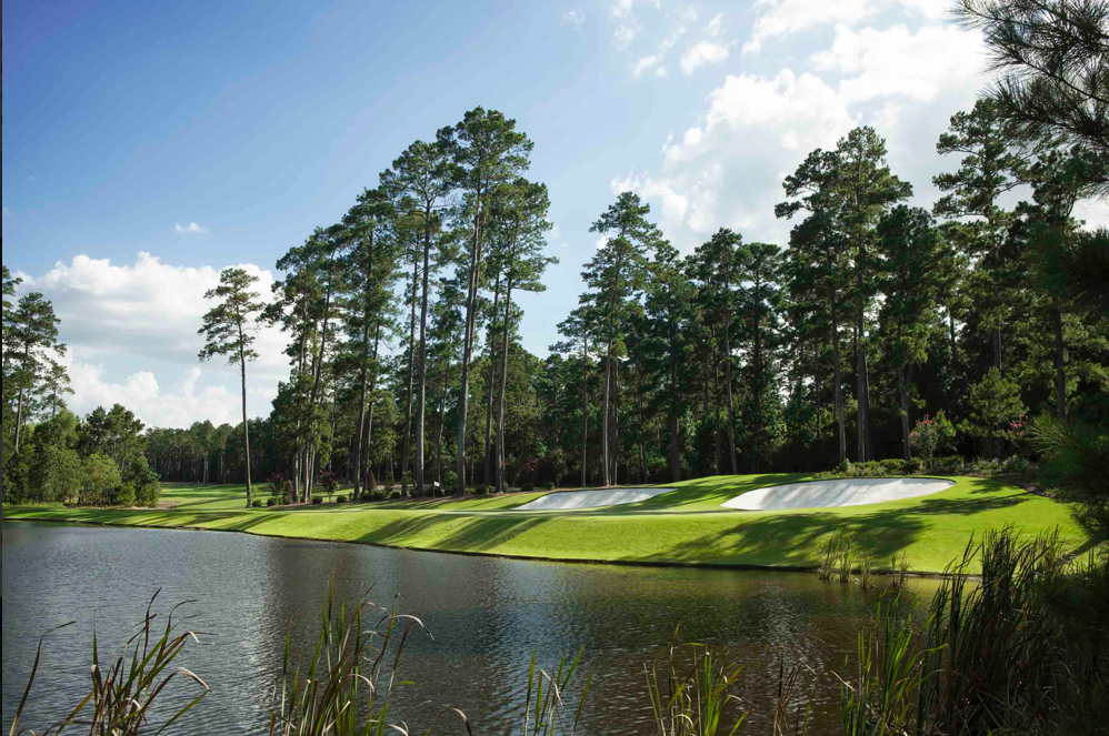 Tiger Woods’ Bluejack National in Texas has hints of Augusta National with towering pines and minimal rough.