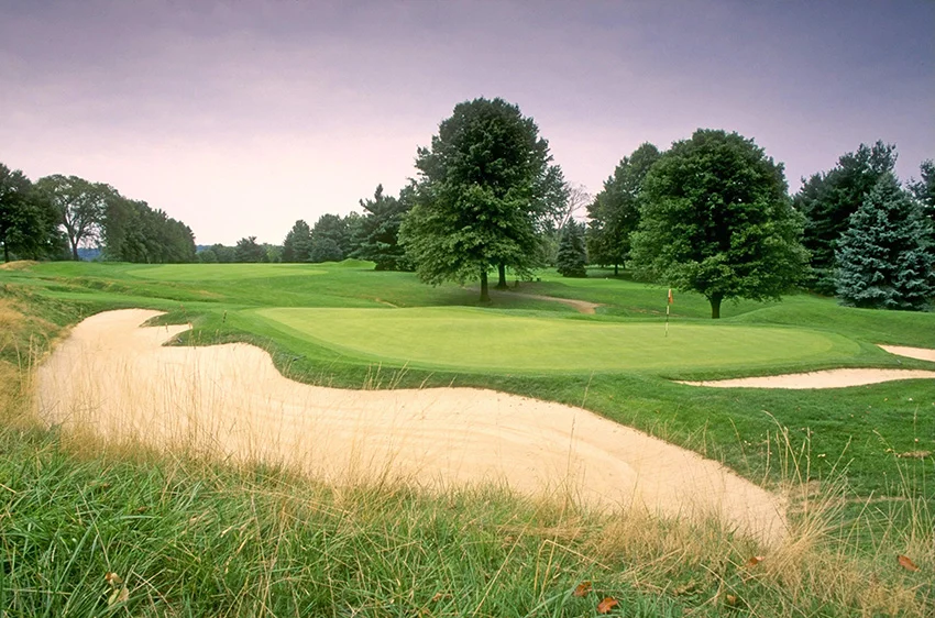 Oakmont’s 5th hole in 1993…