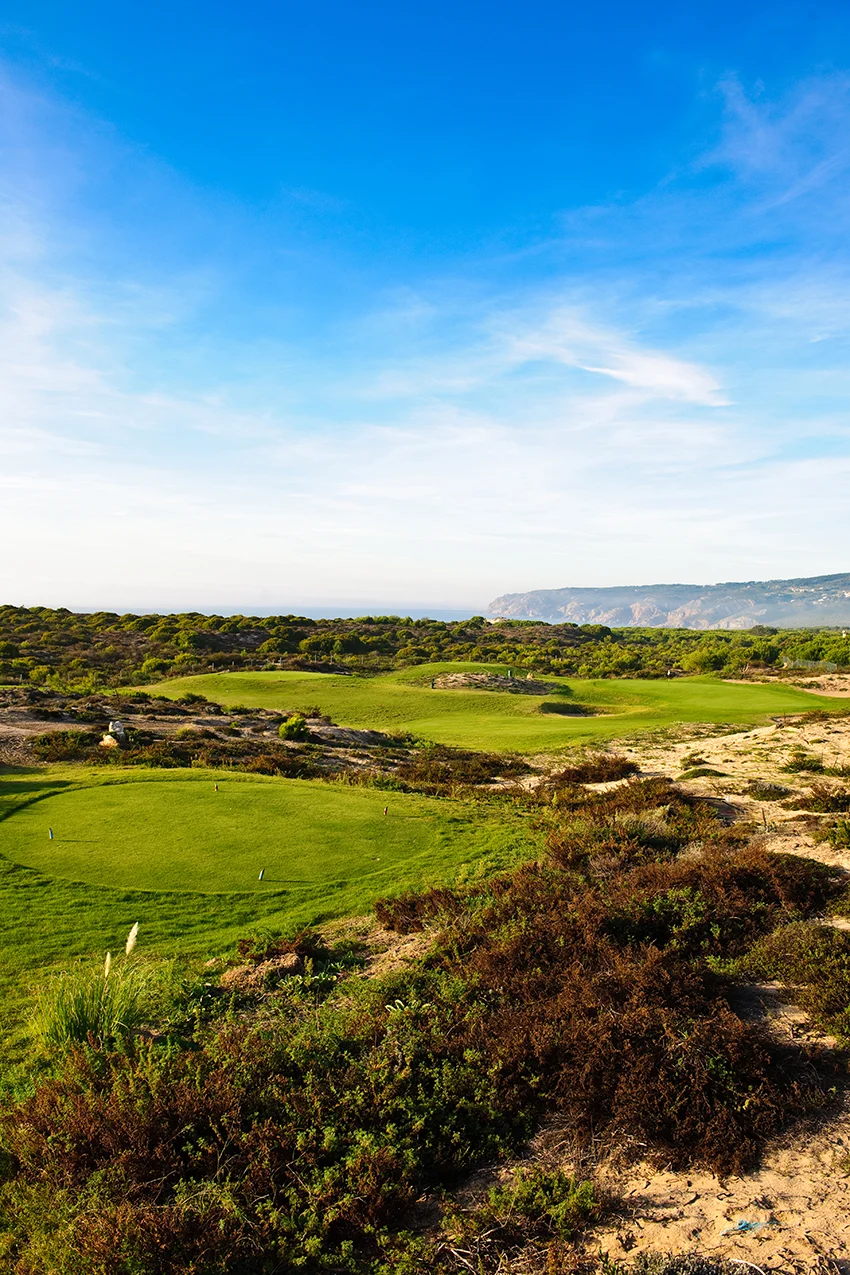 The Ocean view from the tee of the short 9th is breathtaking.