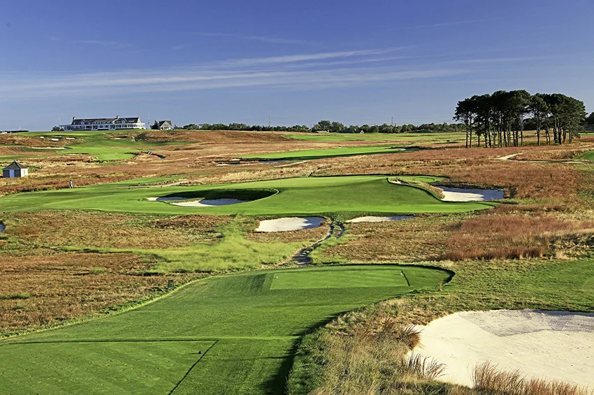 The Redan green at Shinnecock Hills’ 7th hole.