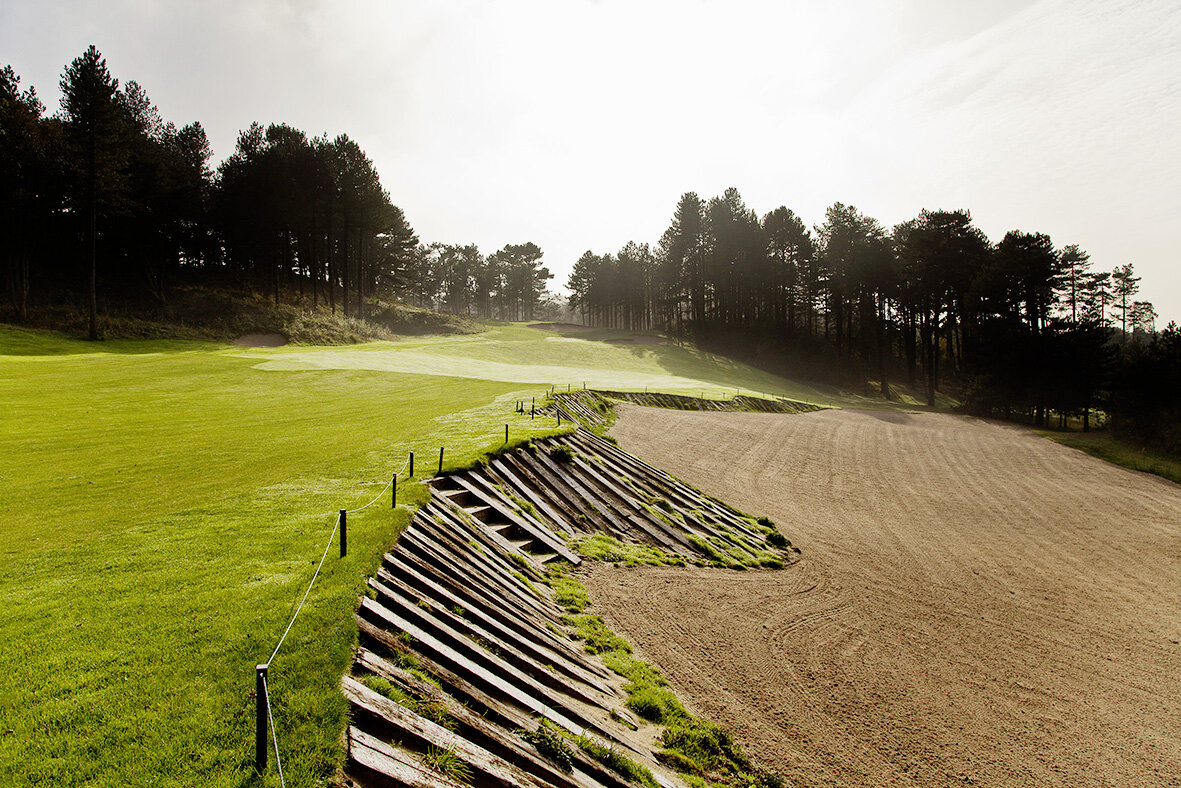 The 6th hole at Hardelot’s Dunes course, which has since been redesigned by Frank Pont and Patrice Boissonas.