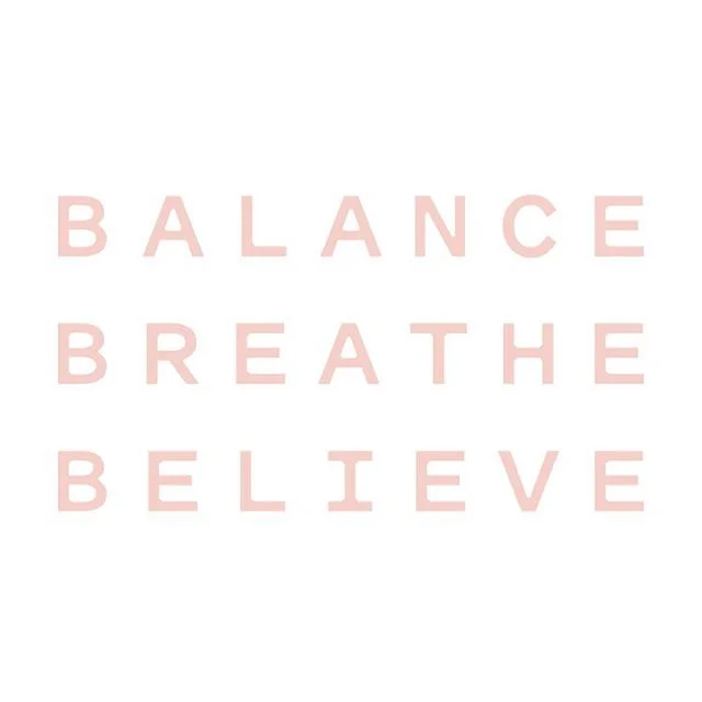 Be Yoga was formed on these three principles. With these three B&rsquo;s we can achieve almost anything 💫