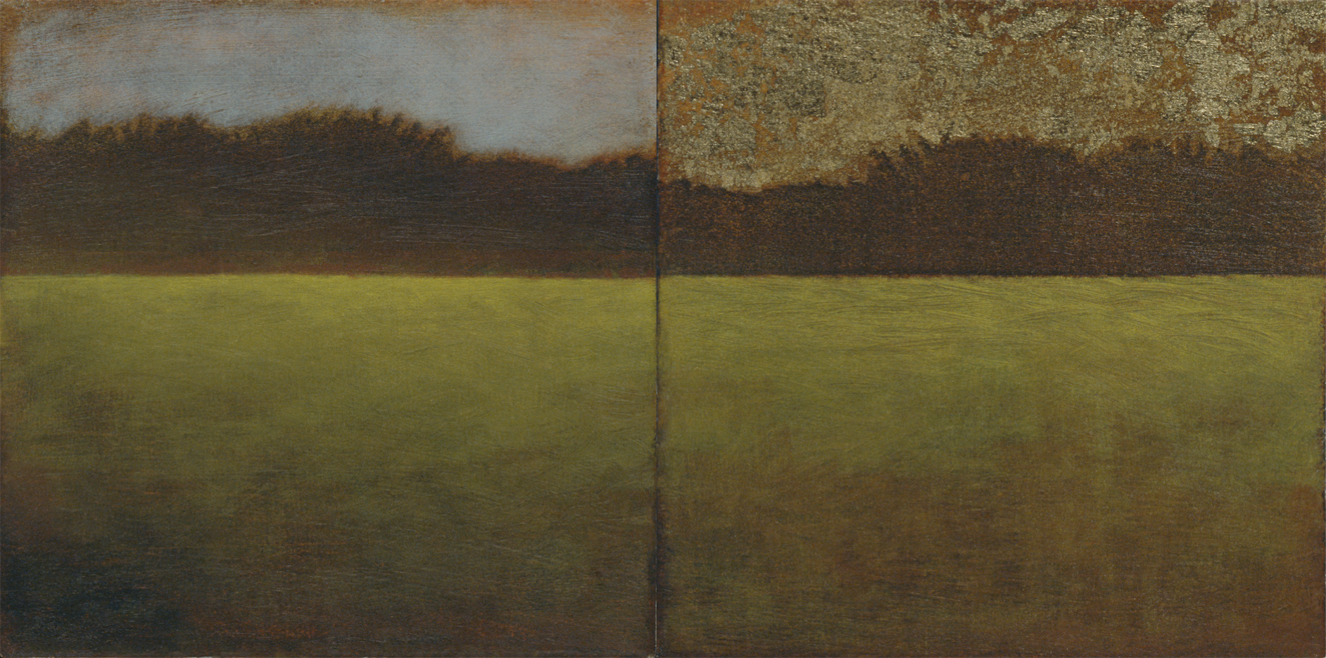 Diptych - oil on canvas - 5x5" (each) 