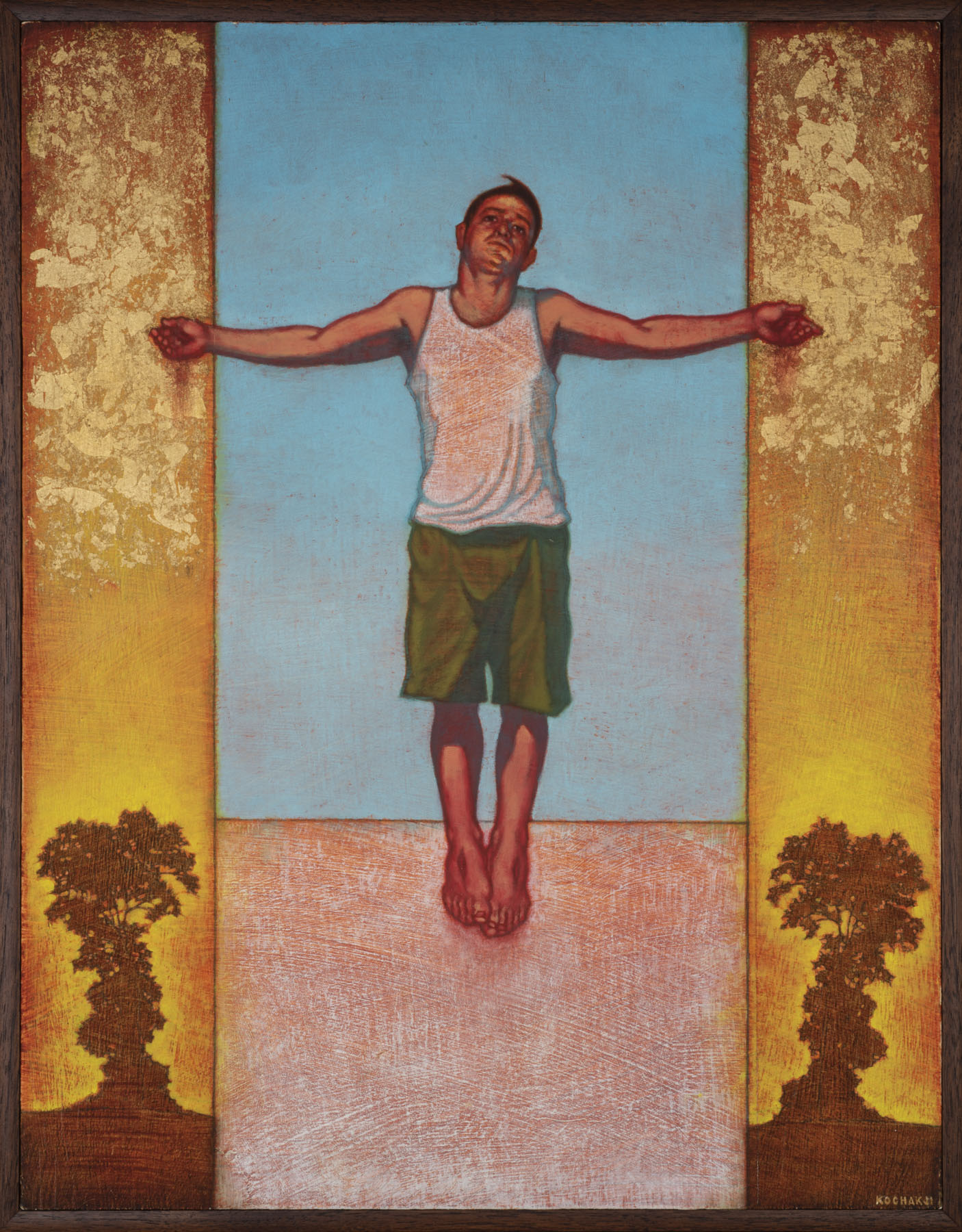 Stigmata - oil on panel - 11x17" - Gallery 825 - 50/50 Show