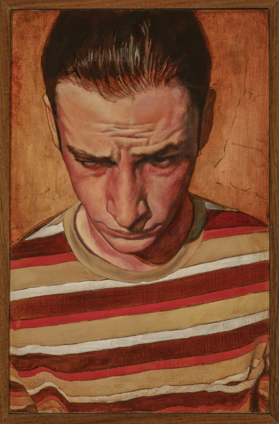 Self Portrait - oil on panel - 6.75x10.5" 