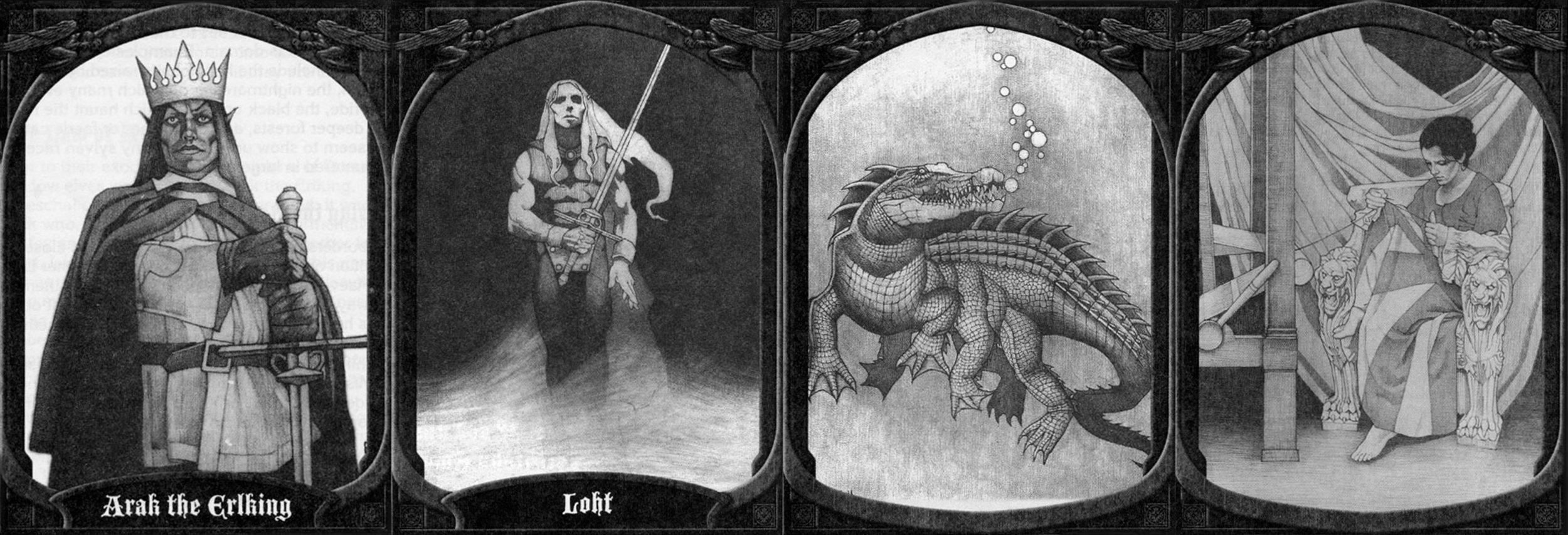 Arak the Erlking, Loht, Prince of Shadows, Avanc, Changeling - Graphite-Ravenloft, The Shadowrift - TSR