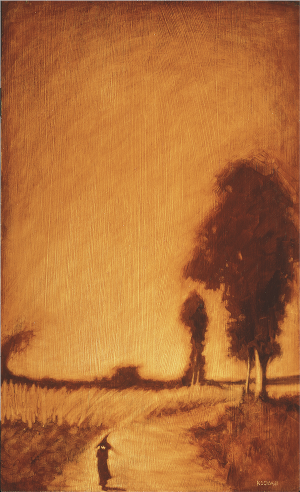 Brianne's Journey - oil on panel - 12x20" - Society of Illustrators 35
