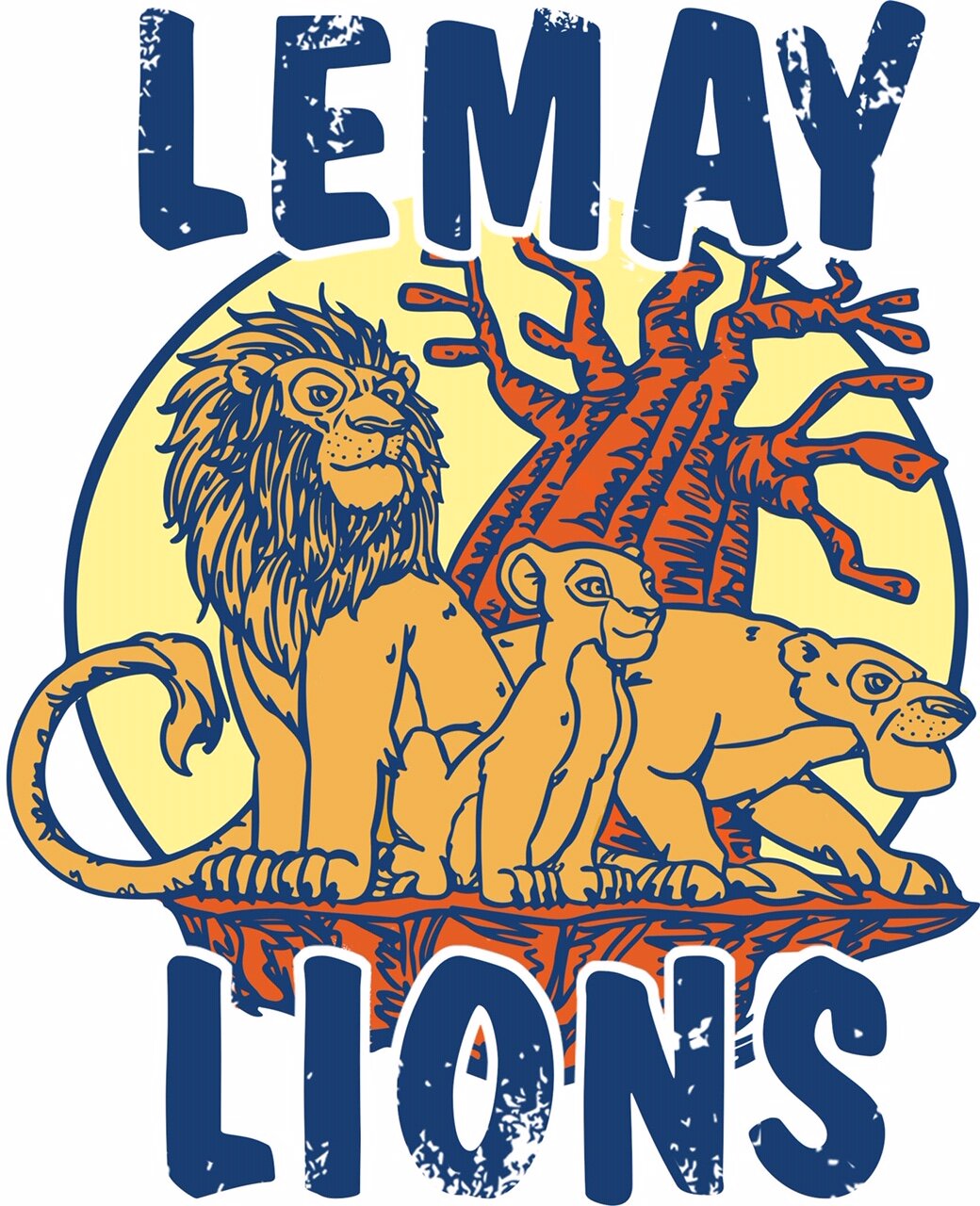 Lemay Lions T-Shirt Design 2020 -Digital