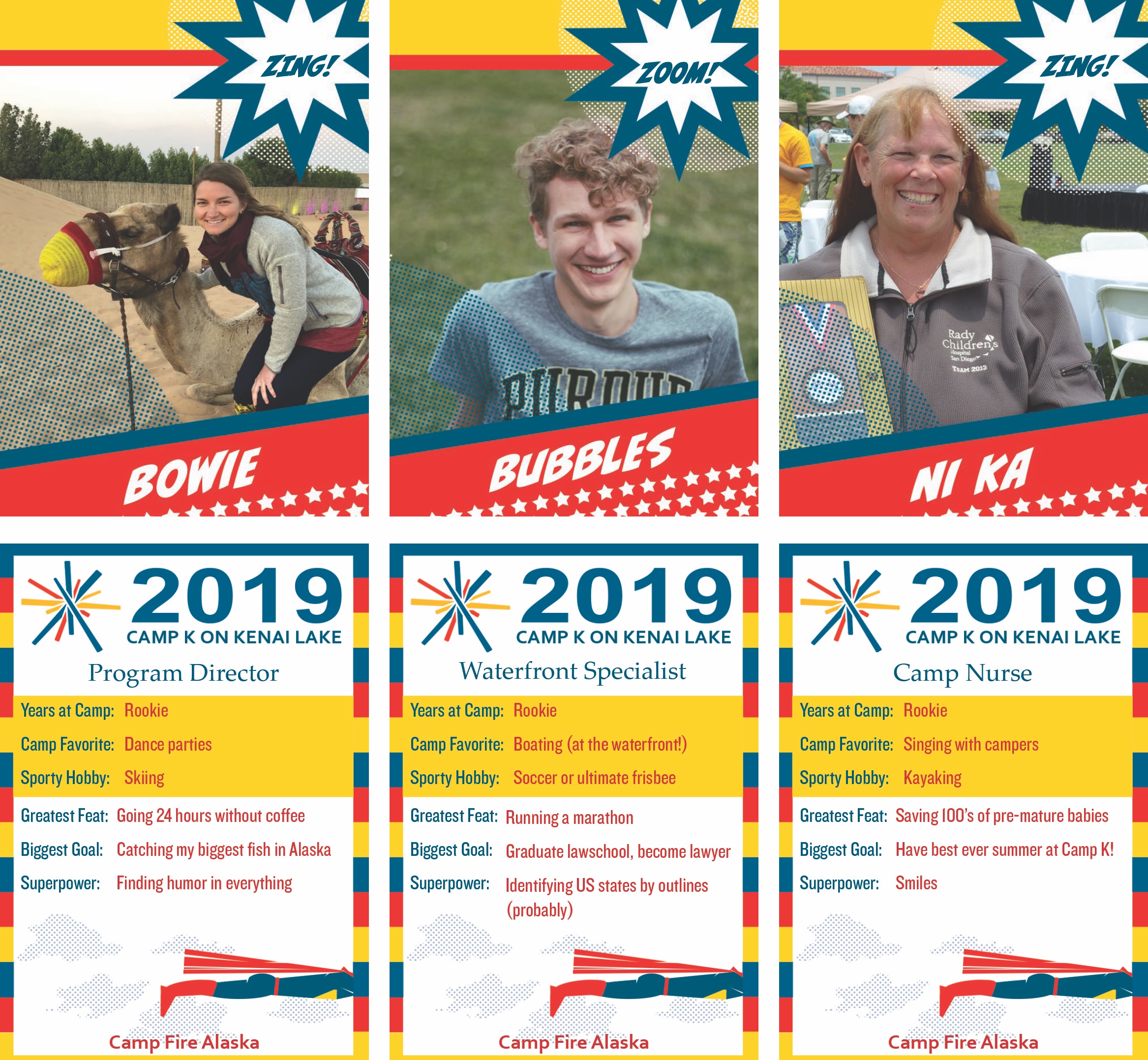 Trading Cards - Camp Fire Alaska, 2019