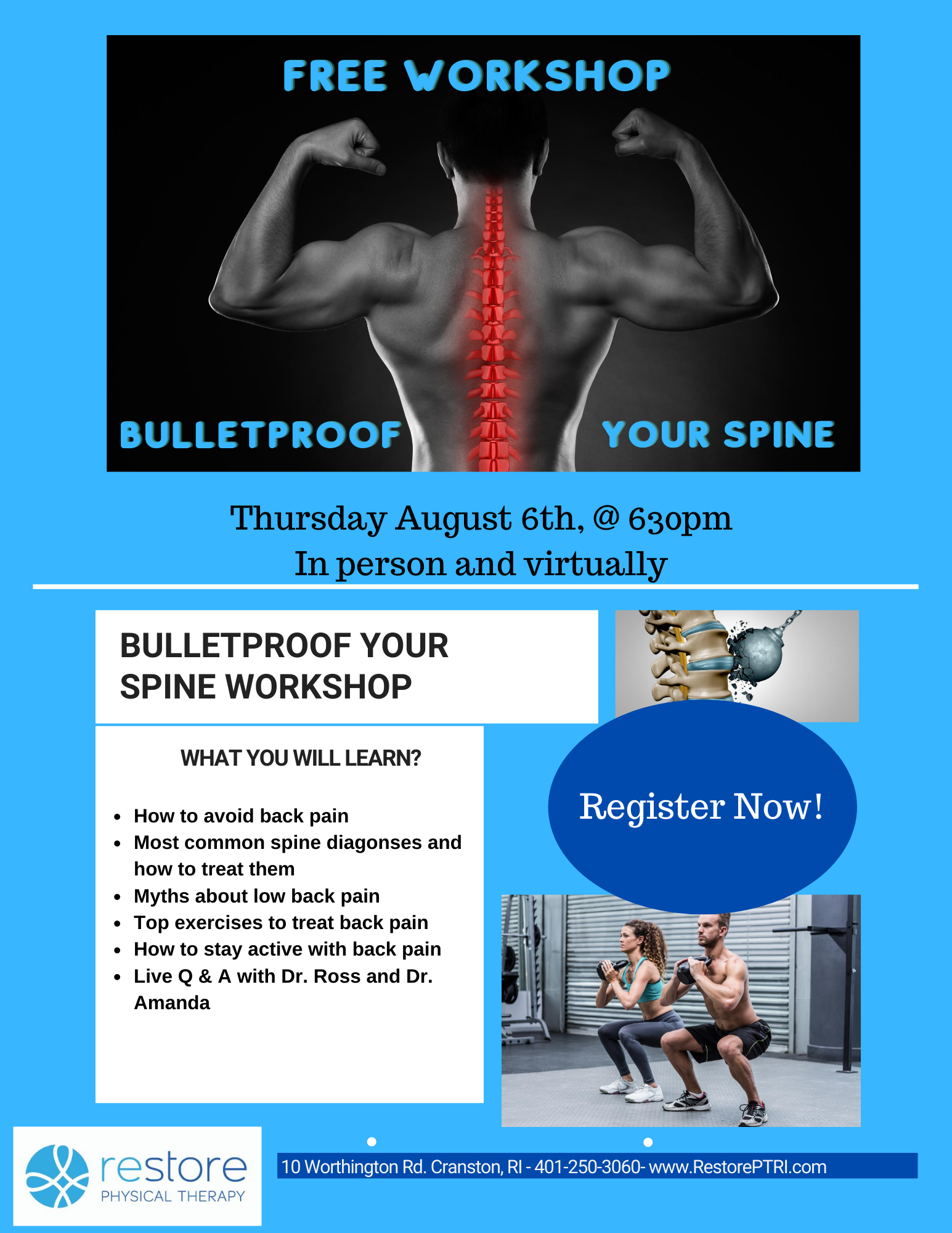 How to Bulletproof Your Spine!