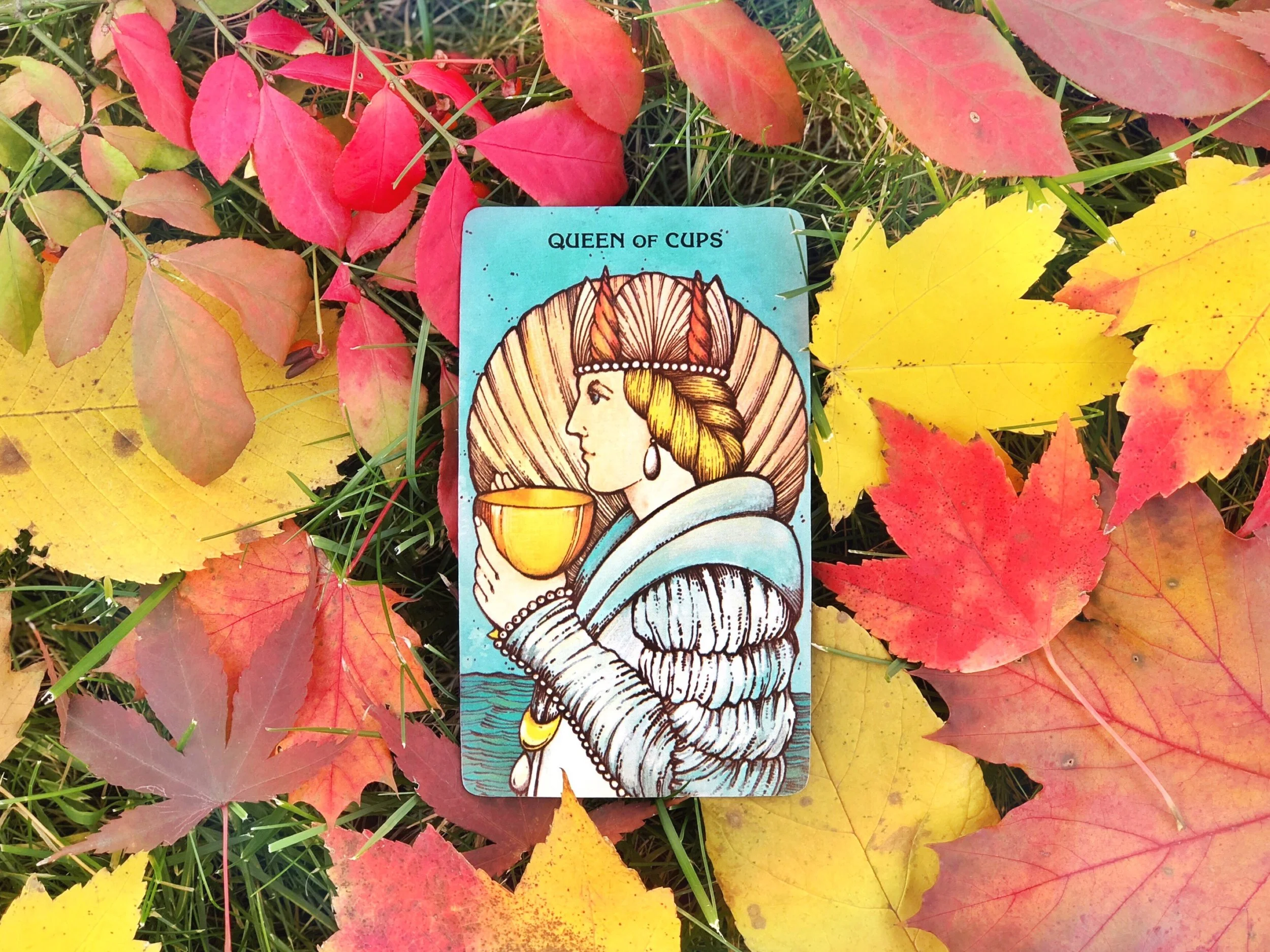 November - Tarot Card of the Month - Queen of Cups