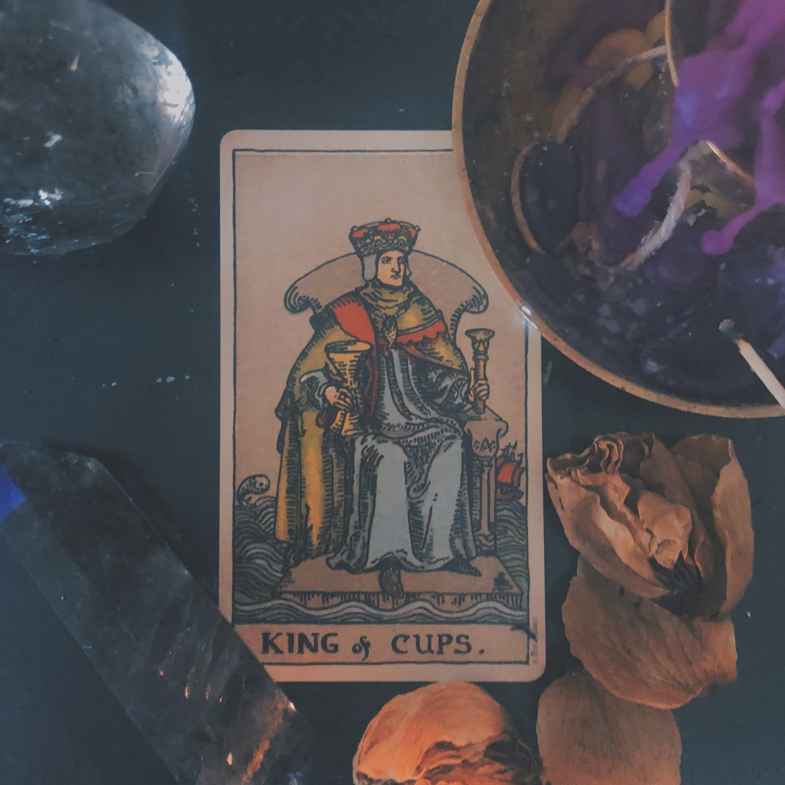 October Tarot of the Month - King of Cups