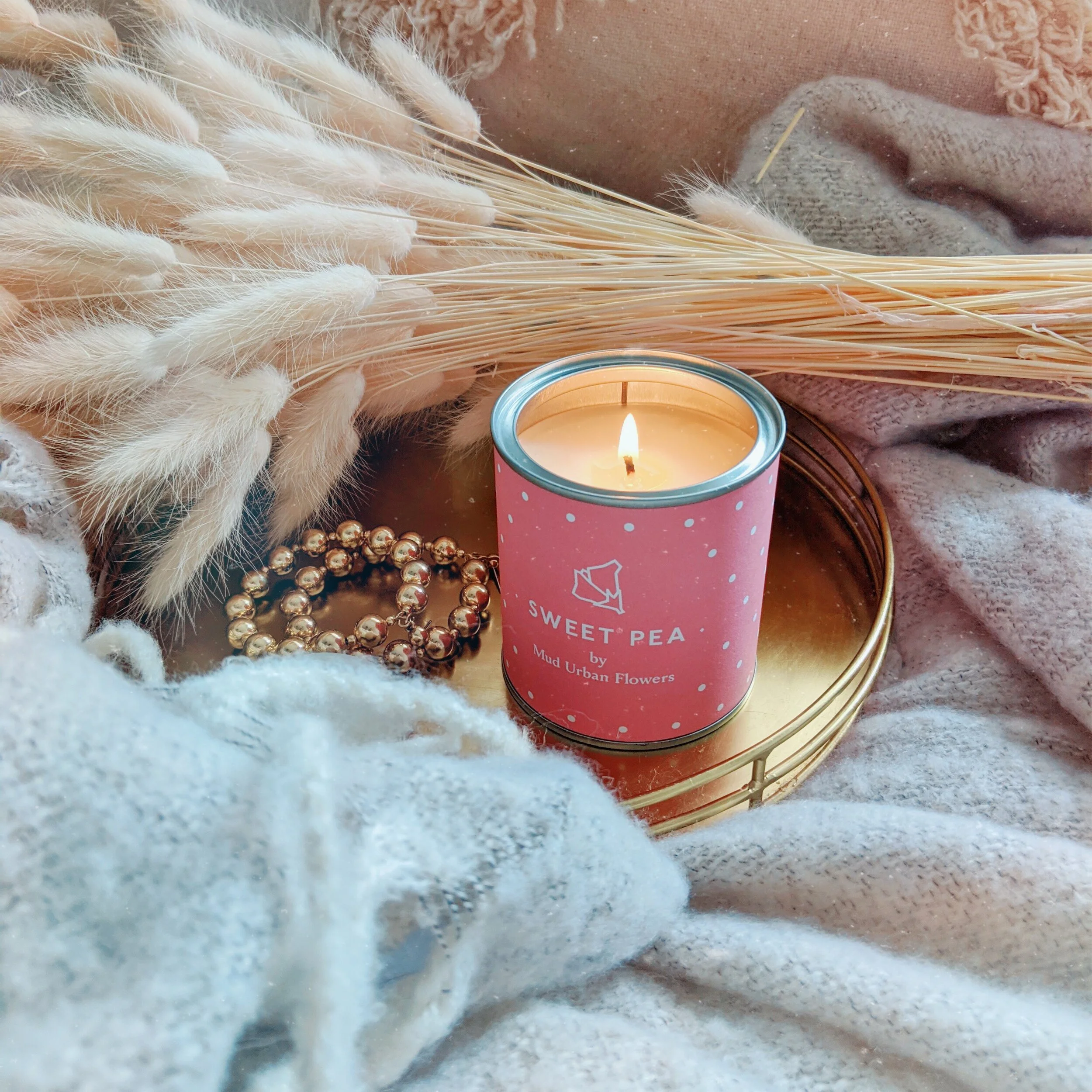 Amber Candle Flower Scented Candles Glasgow, Edinburgh, UK & Beyond