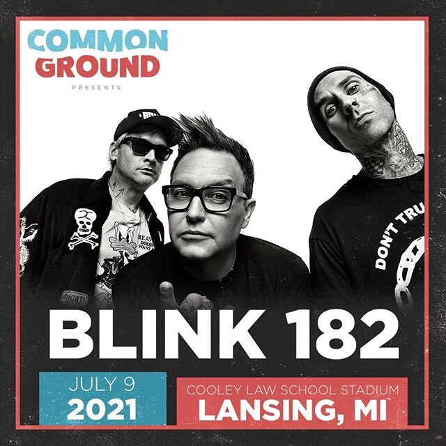 Mark those calendars 📅 blink-182 is officially rescheduled for July 9th, 2021 🙌 
Hold onto those 2020 tickets, those will be valid for the rescheduled date next year! Didn&rsquo;t get a chance to buy a ticket before COVID? Head to our website and j