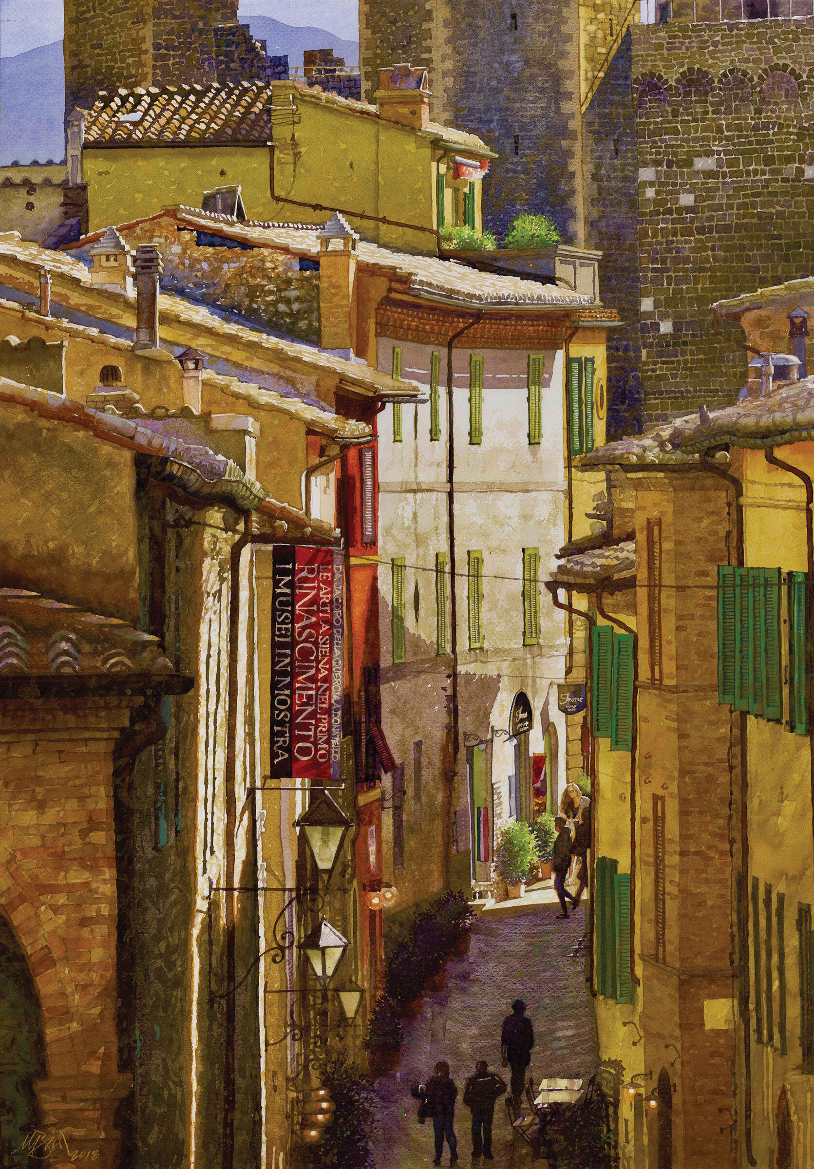 Via Cialdini, Moutalcino, Italy