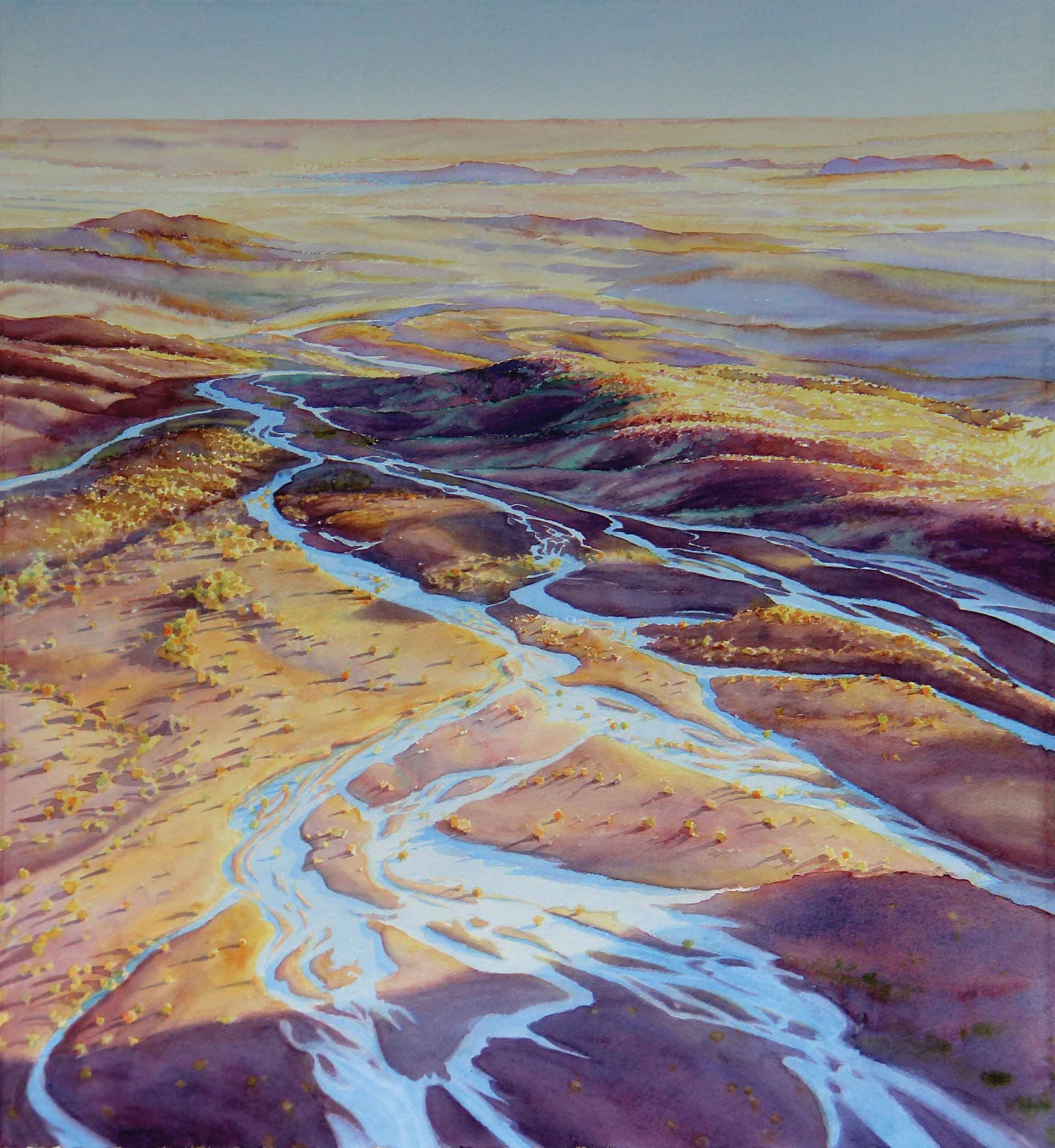 Spreading Down, Blue Mesa Overlook