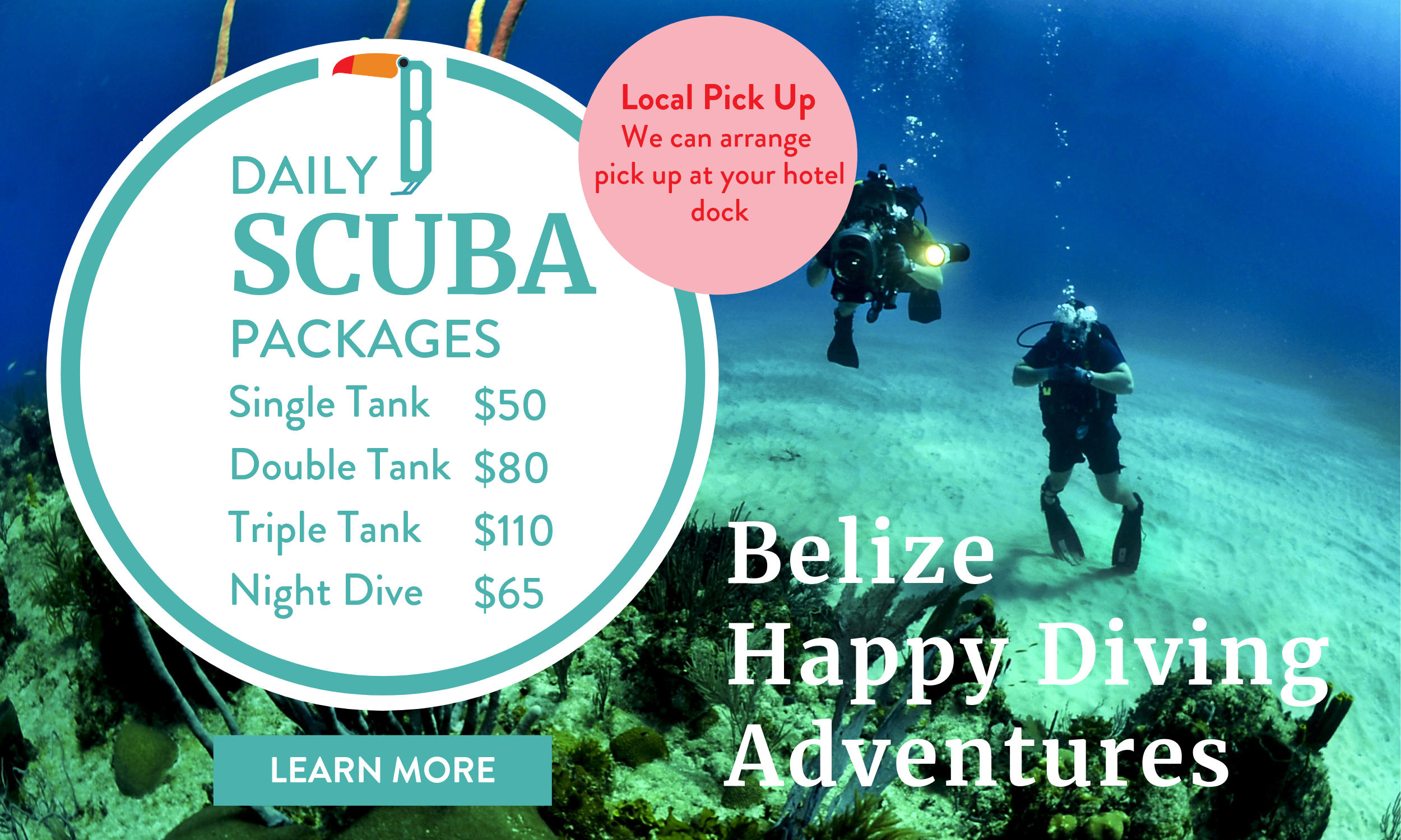 Diving and Fishing Deals — Belize Happy Adventures