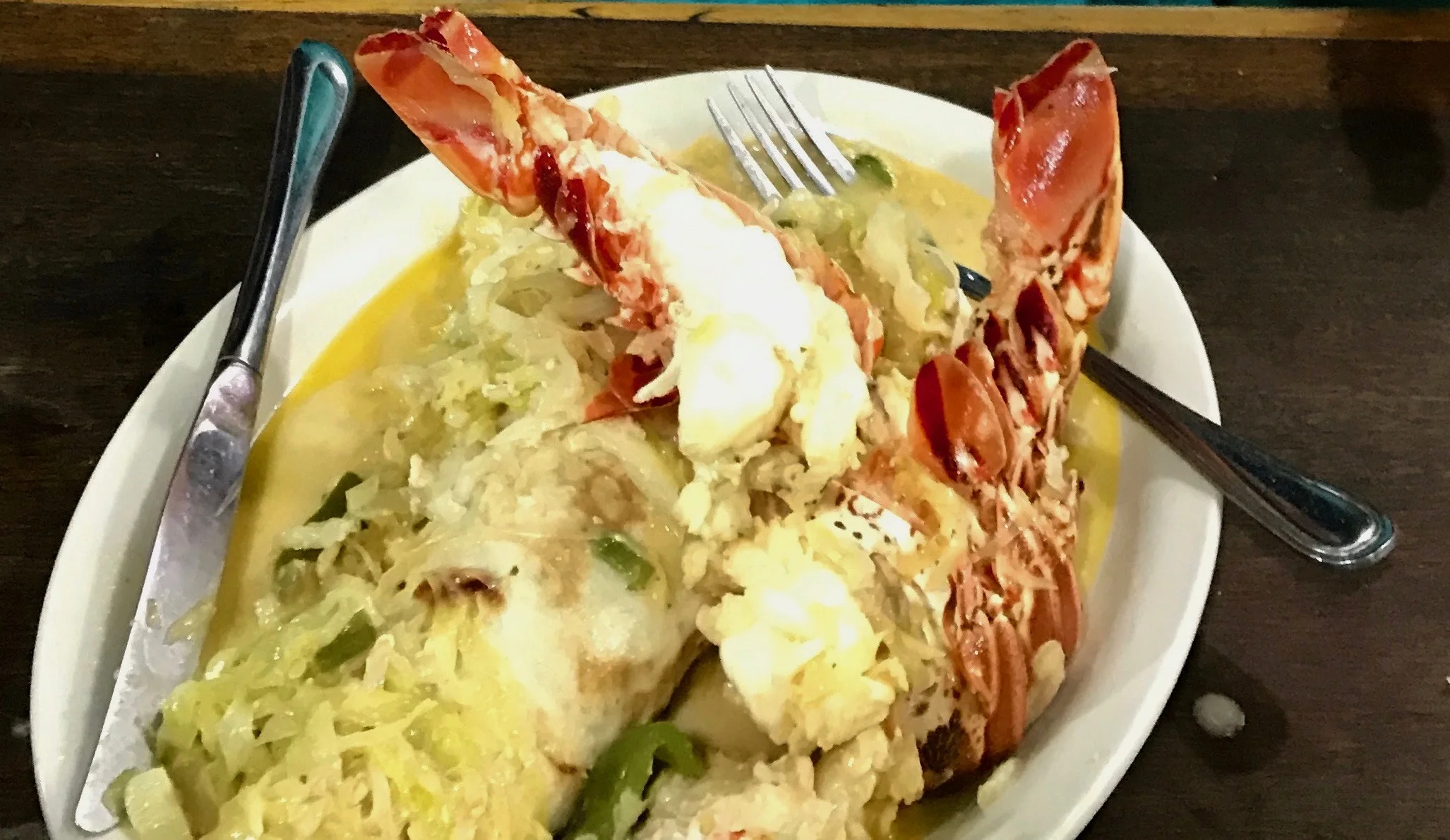 Ginormous Lobster Burrito