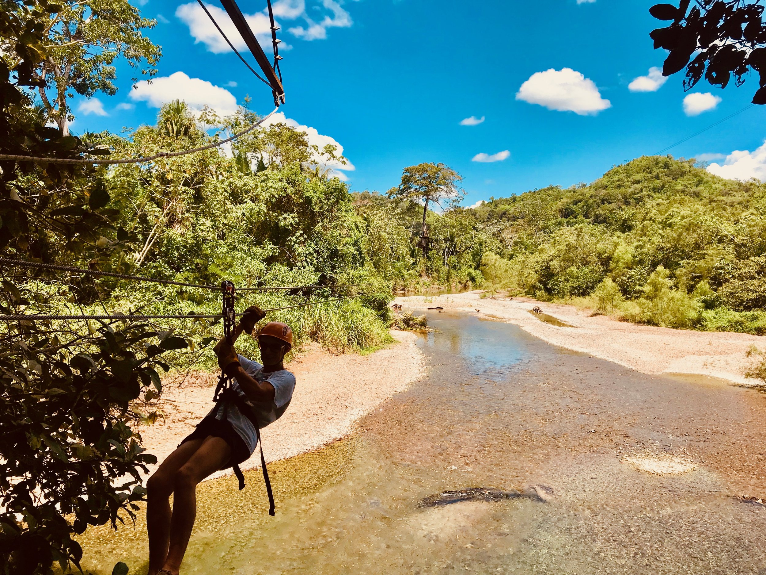 Zip Lining at Cave Branch