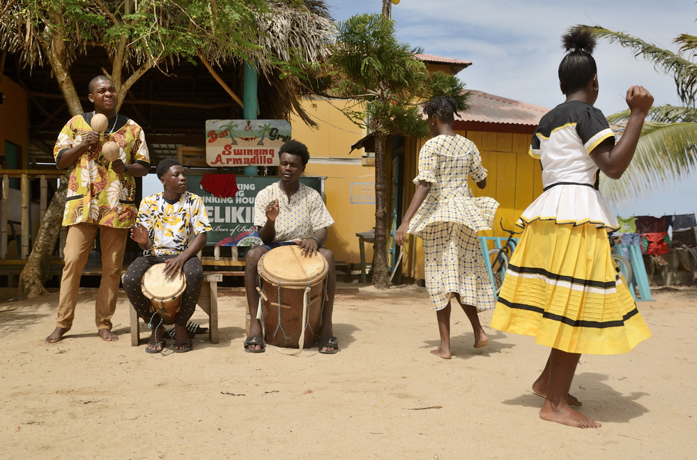 Garifuna Celebrating