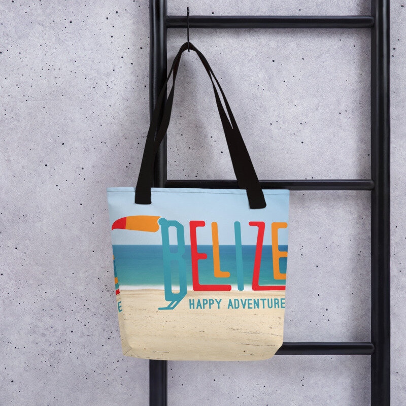 BHA Beach Scene (Both Sides) - Tote Bag (15x15in)